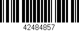 Código de barras (EAN, GTIN, SKU, ISBN): '42484857'