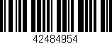 Código de barras (EAN, GTIN, SKU, ISBN): '42484954'
