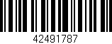 Código de barras (EAN, GTIN, SKU, ISBN): '42491787'