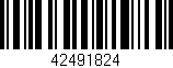 Código de barras (EAN, GTIN, SKU, ISBN): '42491824'