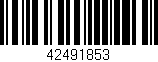 Código de barras (EAN, GTIN, SKU, ISBN): '42491853'