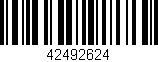 Código de barras (EAN, GTIN, SKU, ISBN): '42492624'