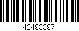 Código de barras (EAN, GTIN, SKU, ISBN): '42493397'