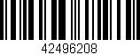 Código de barras (EAN, GTIN, SKU, ISBN): '42496208'