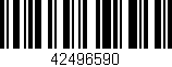 Código de barras (EAN, GTIN, SKU, ISBN): '42496590'