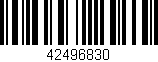 Código de barras (EAN, GTIN, SKU, ISBN): '42496830'