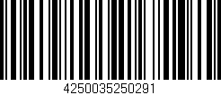 Código de barras (EAN, GTIN, SKU, ISBN): '4250035250291'