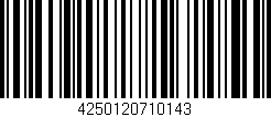 Código de barras (EAN, GTIN, SKU, ISBN): '4250120710143'