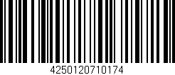 Código de barras (EAN, GTIN, SKU, ISBN): '4250120710174'