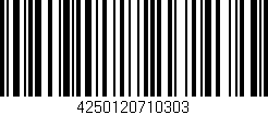 Código de barras (EAN, GTIN, SKU, ISBN): '4250120710303'