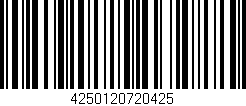 Código de barras (EAN, GTIN, SKU, ISBN): '4250120720425'