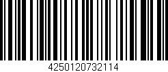 Código de barras (EAN, GTIN, SKU, ISBN): '4250120732114'