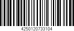 Código de barras (EAN, GTIN, SKU, ISBN): '4250120733104'