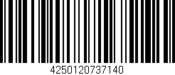 Código de barras (EAN, GTIN, SKU, ISBN): '4250120737140'