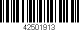 Código de barras (EAN, GTIN, SKU, ISBN): '42501913'