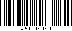 Código de barras (EAN, GTIN, SKU, ISBN): '4250278603779'
