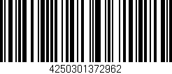 Código de barras (EAN, GTIN, SKU, ISBN): '4250301372962'