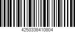 Código de barras (EAN, GTIN, SKU, ISBN): '4250338410804'