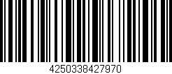 Código de barras (EAN, GTIN, SKU, ISBN): '4250338427970'