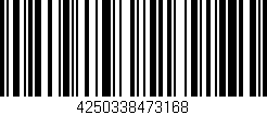Código de barras (EAN, GTIN, SKU, ISBN): '4250338473168'