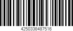 Código de barras (EAN, GTIN, SKU, ISBN): '4250338487516'