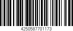 Código de barras (EAN, GTIN, SKU, ISBN): '4250587701173'