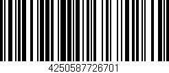 Código de barras (EAN, GTIN, SKU, ISBN): '4250587726701'