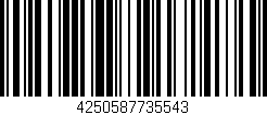 Código de barras (EAN, GTIN, SKU, ISBN): '4250587735543'