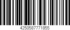 Código de barras (EAN, GTIN, SKU, ISBN): '4250587771855'
