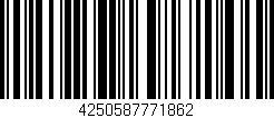Código de barras (EAN, GTIN, SKU, ISBN): '4250587771862'