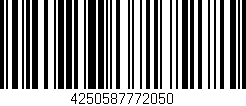 Código de barras (EAN, GTIN, SKU, ISBN): '4250587772050'
