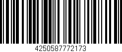 Código de barras (EAN, GTIN, SKU, ISBN): '4250587772173'