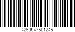 Código de barras (EAN, GTIN, SKU, ISBN): '4250947501245'
