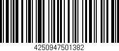 Código de barras (EAN, GTIN, SKU, ISBN): '4250947501382'