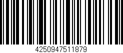 Código de barras (EAN, GTIN, SKU, ISBN): '4250947511879'