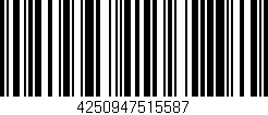 Código de barras (EAN, GTIN, SKU, ISBN): '4250947515587'