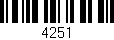Código de barras (EAN, GTIN, SKU, ISBN): '4251'
