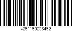 Código de barras (EAN, GTIN, SKU, ISBN): '4251158236452'