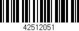 Código de barras (EAN, GTIN, SKU, ISBN): '42512051'