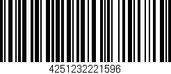 Código de barras (EAN, GTIN, SKU, ISBN): '4251232221596'