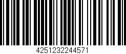 Código de barras (EAN, GTIN, SKU, ISBN): '4251232244571'