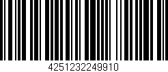 Código de barras (EAN, GTIN, SKU, ISBN): '4251232249910'