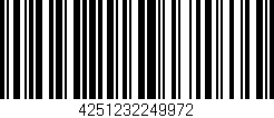 Código de barras (EAN, GTIN, SKU, ISBN): '4251232249972'