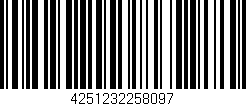 Código de barras (EAN, GTIN, SKU, ISBN): '4251232258097'