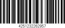 Código de barras (EAN, GTIN, SKU, ISBN): '4251232262957'