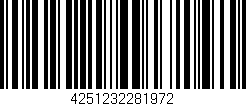 Código de barras (EAN, GTIN, SKU, ISBN): '4251232281972'