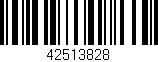 Código de barras (EAN, GTIN, SKU, ISBN): '42513828'