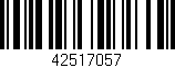 Código de barras (EAN, GTIN, SKU, ISBN): '42517057'