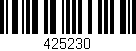 Código de barras (EAN, GTIN, SKU, ISBN): '425230'