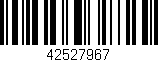 Código de barras (EAN, GTIN, SKU, ISBN): '42527967'